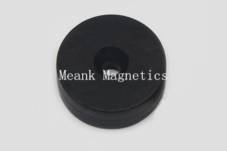 D19x6,35mm aimant à anneau contre - coulé en néodyme recouvert de plastique imperméable